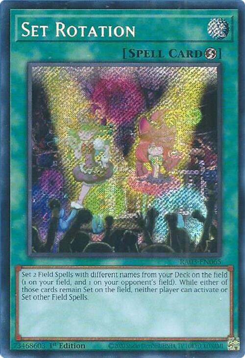 Set Rotation (Secret Rare) [RA03-EN065] Secret Rare | Good Games Morley