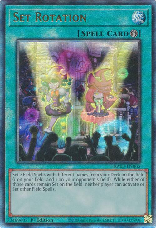 Set Rotation (UTR) [RA03-EN065] Prismatic Ultimate Rare | Good Games Morley