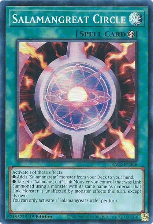 Salamangreat Circle [RA03-EN066] Super Rare | Good Games Morley