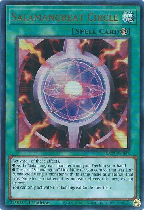 Salamangreat Circle (UR) [RA03-EN066] Ultra Rare | Good Games Morley