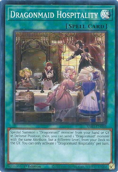 Dragonmaid Hospitality [RA03-EN068] Super Rare | Good Games Morley