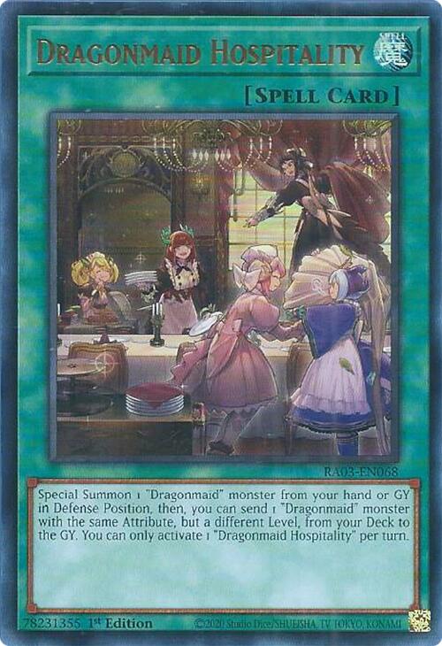 Dragonmaid Hospitality (UR) [RA03-EN068] Ultra Rare | Good Games Morley