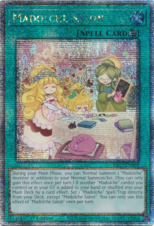 Madolche Salon (Quarter Century Secret Rare) [RA03-EN069] Quarter Century Secret Rare | Good Games Morley