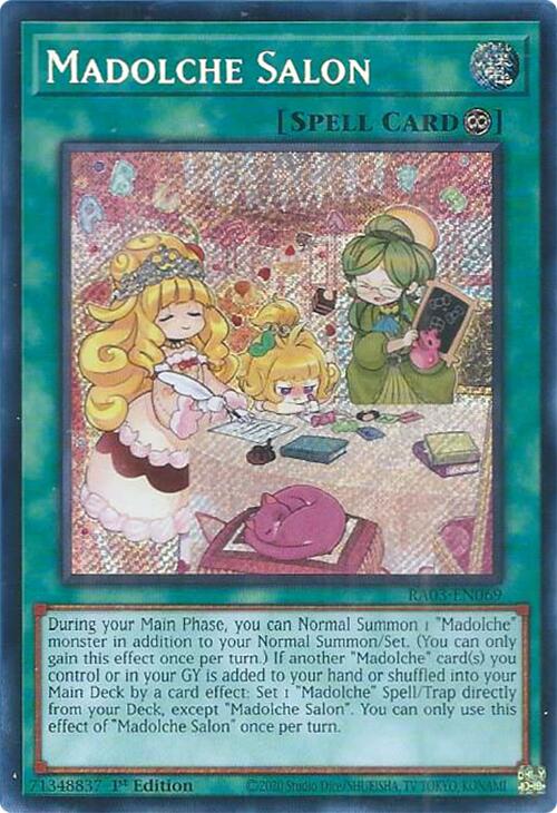 Madolche Salon (Secret Rare) [RA03-EN069] Secret Rare | Good Games Morley