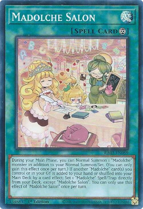 Madolche Salon [RA03-EN069] Super Rare | Good Games Morley