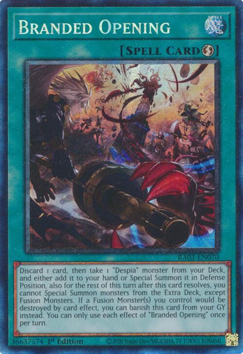 Branded Opening (CR) [RA03-EN070] Prismatic Collector's Rare | Good Games Morley