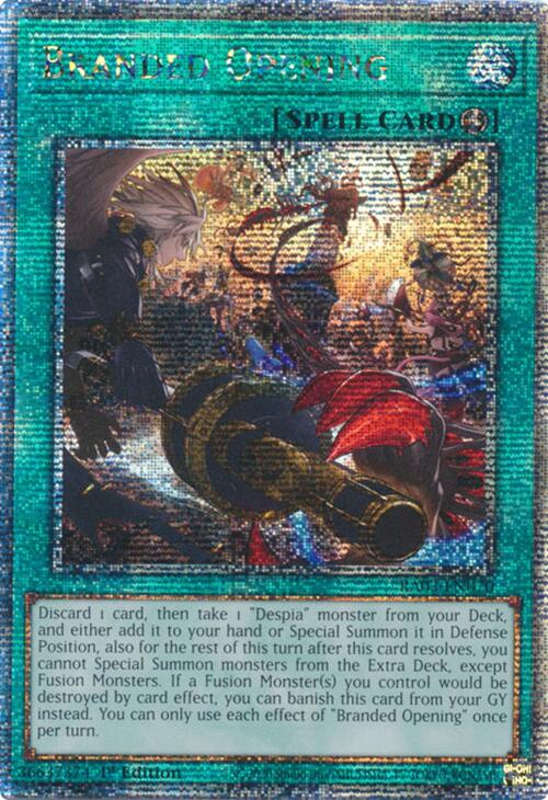 Branded Opening (Quarter Century Secret Rare) [RA03-EN070] Quarter Century Secret Rare | Good Games Morley