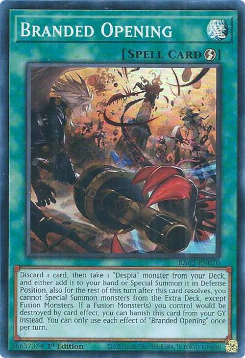 Branded Opening [RA03-EN070] Super Rare | Good Games Morley