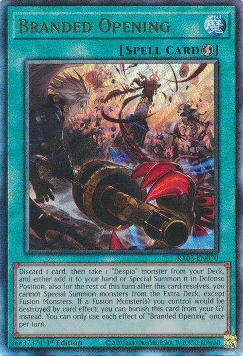 Branded Opening (UTR) [RA03-EN070] Prismatic Ultimate Rare | Good Games Morley