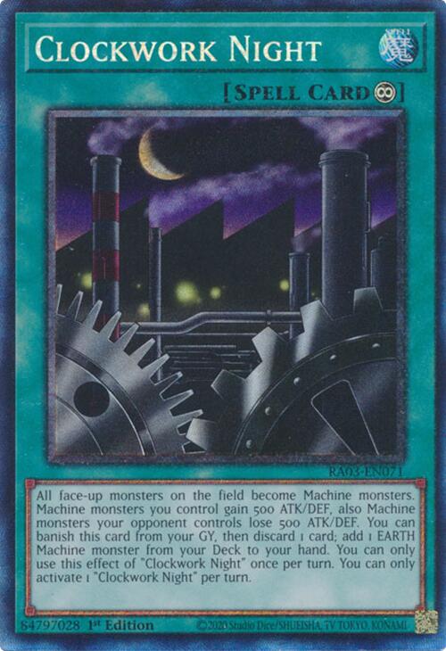 Clockwork Night (CR) [RA03-EN071] Prismatic Collector's Rare | Good Games Morley