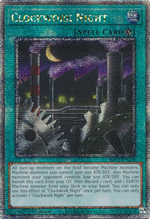 Clockwork Night (Quarter Century Secret Rare) [RA03-EN071] Quarter Century Secret Rare | Good Games Morley