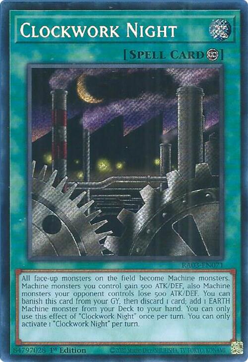 Clockwork Night (Secret Rare) [RA03-EN071] Secret Rare | Good Games Morley