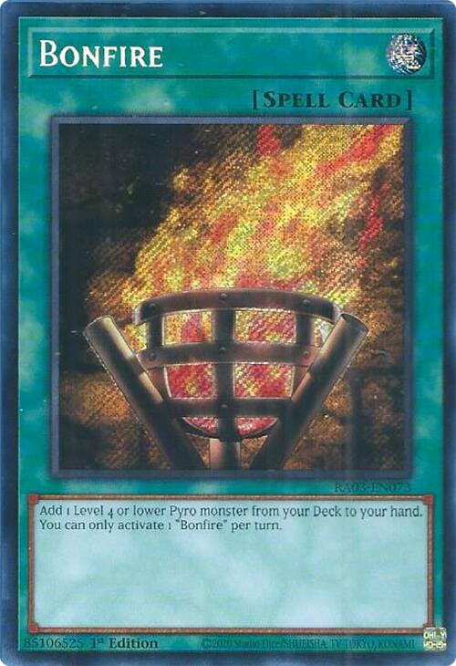 Bonfire (Secret Rare) [RA03-EN073] Secret Rare | Good Games Morley