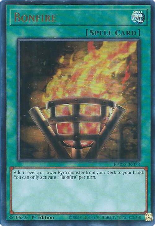 Bonfire (UR) [RA03-EN073] Ultra Rare | Good Games Morley