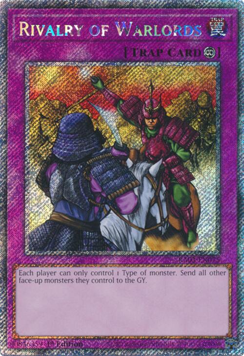 Rivalry of Warlords (Platinum Secret Rare) [RA03-EN075] Platinum Secret Rare | Good Games Morley