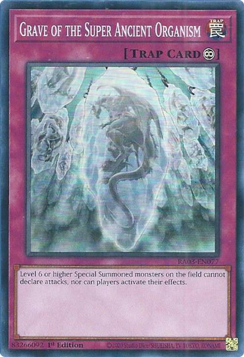 Grave of the Super Ancient Organism [RA03-EN077] Super Rare | Good Games Morley