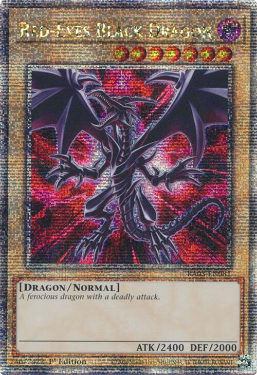 Red-Eyes Black Dragon (Quarter Century Secret Rare) [RA03-EN081] Quarter Century Secret Rare | Good Games Morley