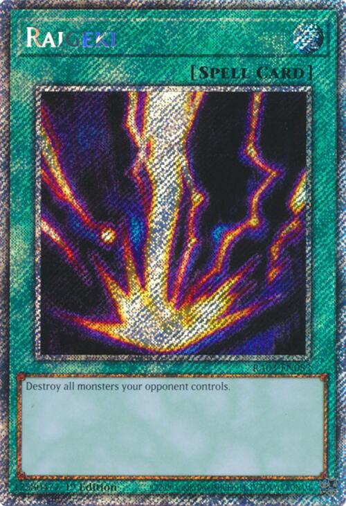 Raigeki (Platinum Secret Rare) [RA03-EN083] Platinum Secret Rare | Good Games Morley
