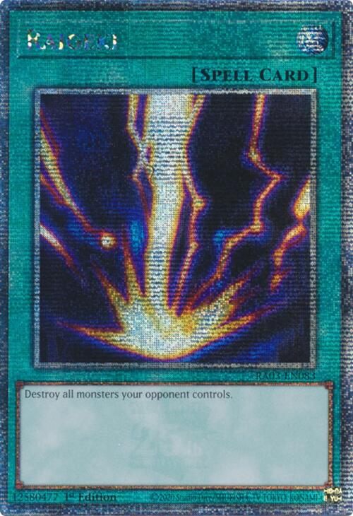 Raigeki (Quarter Century Secret Rare) [RA03-EN083] Quarter Century Secret Rare | Good Games Morley