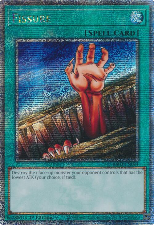 Fissure (Quarter Century Secret Rare) [RA03-EN084] Quarter Century Secret Rare | Good Games Morley