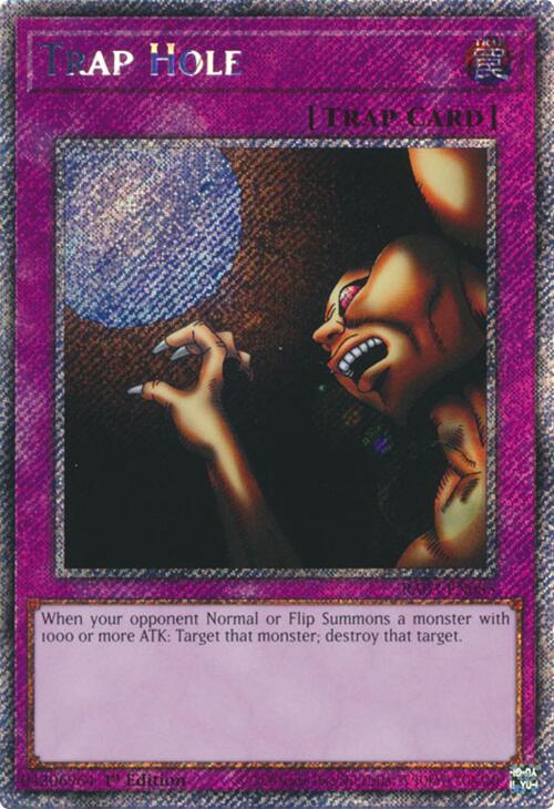 Trap Hole (Platinum Secret Rare) [RA03-EN085] Platinum Secret Rare | Good Games Morley