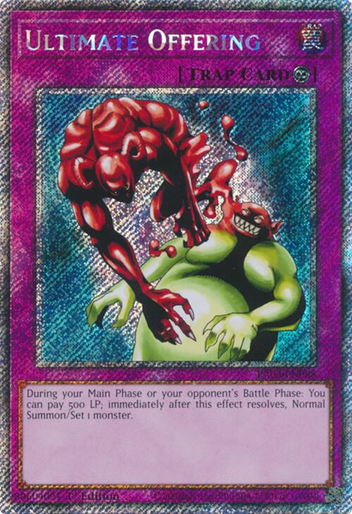 Ultimate Offering (Platinum Secret Rare) [RA03-EN088] Platinum Secret Rare | Good Games Morley