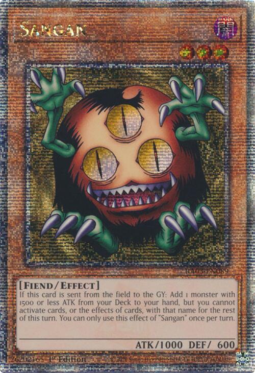 Sangan (Quarter Century Secret Rare) [RA03-EN089] Quarter Century Secret Rare | Good Games Morley