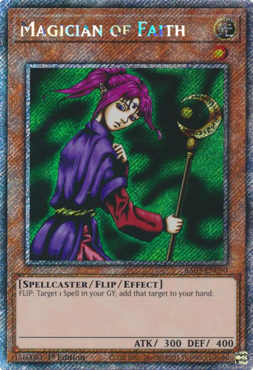 Magician of Faith (Platinum Secret Rare) [RA03-EN090] Platinum Secret Rare | Good Games Morley