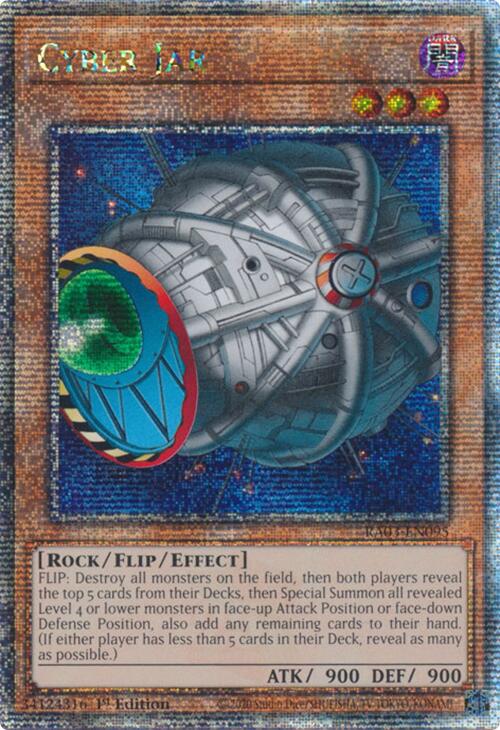 Cyber Jar (Quarter Century Secret Rare) [RA03-EN095] Quarter Century Secret Rare | Good Games Morley