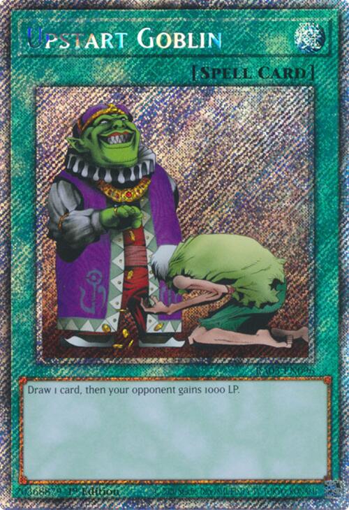 Upstart Goblin (Platinum Secret Rare) [RA03-EN096] Platinum Secret Rare | Good Games Morley