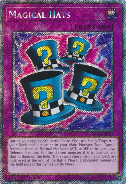 Magical Hats (Platinum Secret Rare) [RA03-EN107] Platinum Secret Rare | Good Games Morley