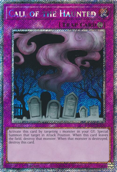 Call of the Haunted (Platinum Secret Rare) [RA03-EN108] Platinum Secret Rare | Good Games Morley