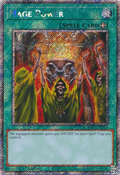 Mage Power (Platinum Secret Rare) [RA03-EN113] Platinum Secret Rare | Good Games Morley