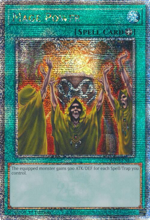 Mage Power (Quarter Century Secret Rare) [RA03-EN113] Quarter Century Secret Rare | Good Games Morley