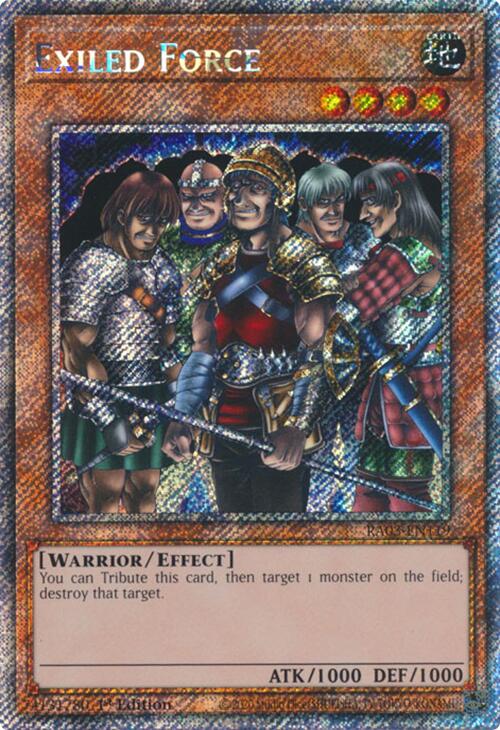 Exiled Force (Platinum Secret Rare) [RA03-EN119] Platinum Secret Rare | Good Games Morley