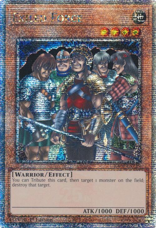 Exiled Force (Quarter Century Secret Rare) [RA03-EN119] Quarter Century Secret Rare | Good Games Morley