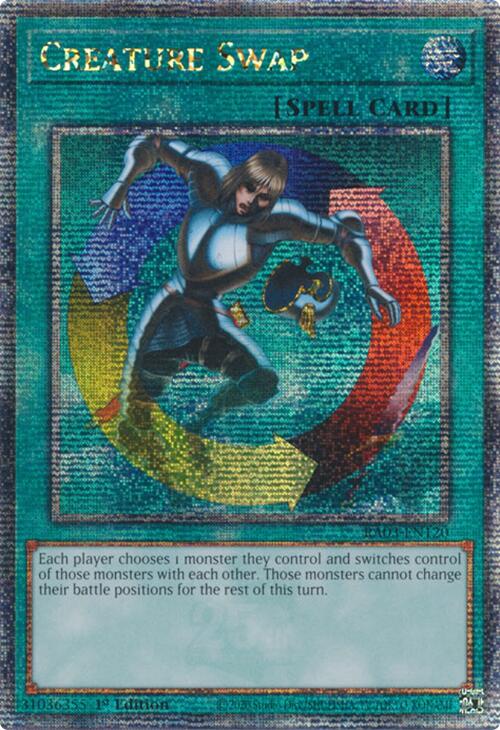 Creature Swap (Quarter Century Secret Rare) [RA03-EN120] Quarter Century Secret Rare | Good Games Morley