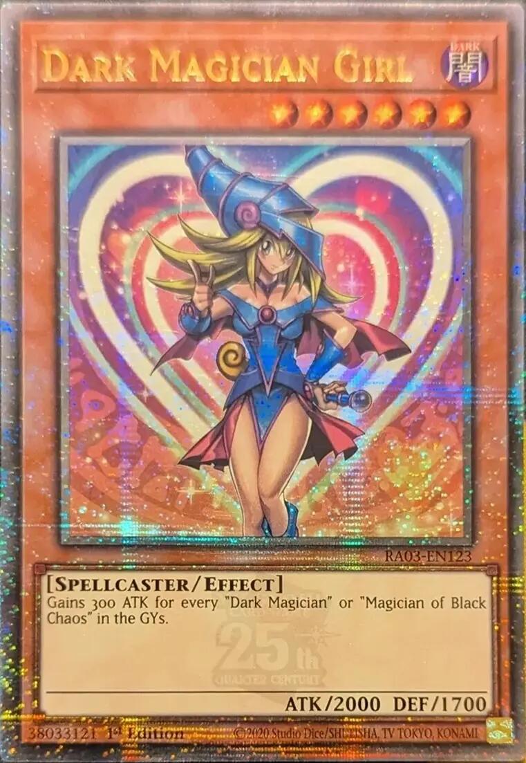 Dark Magician Girl (Quarter Century Secret Rare) [RA03-EN123] Quarter Century Secret Rare | Good Games Morley