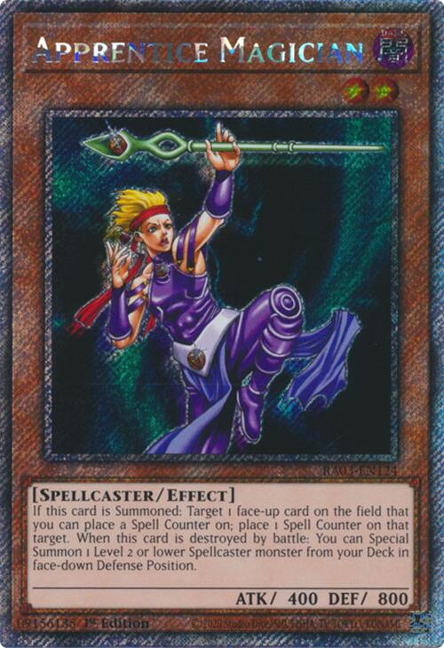 Apprentice Magician (Platinum Secret Rare) [RA03-EN124] Platinum Secret Rare | Good Games Morley