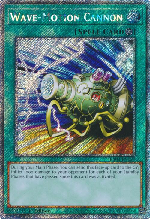 Wave-Motion Cannon (Platinum Secret Rare) [RA03-EN127] Platinum Secret Rare | Good Games Morley