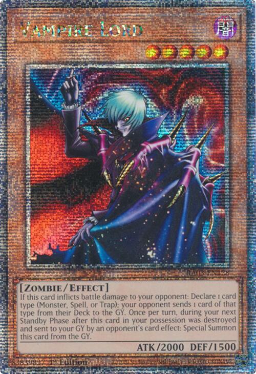Vampire Lord (Quarter Century Secret Rare) [RA03-EN128] Quarter Century Secret Rare | Good Games Morley