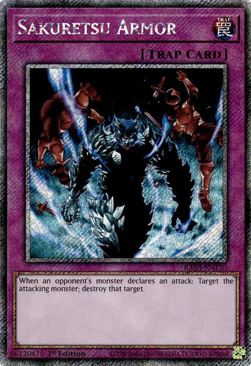 Sakuretsu Armor (Platinum Secret Rare) [RA03-EN130] Platinum Secret Rare | Good Games Morley