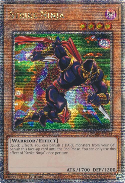 Strike Ninja (Quarter Century Secret Rare) [RA03-EN131] Quarter Century Secret Rare | Good Games Morley