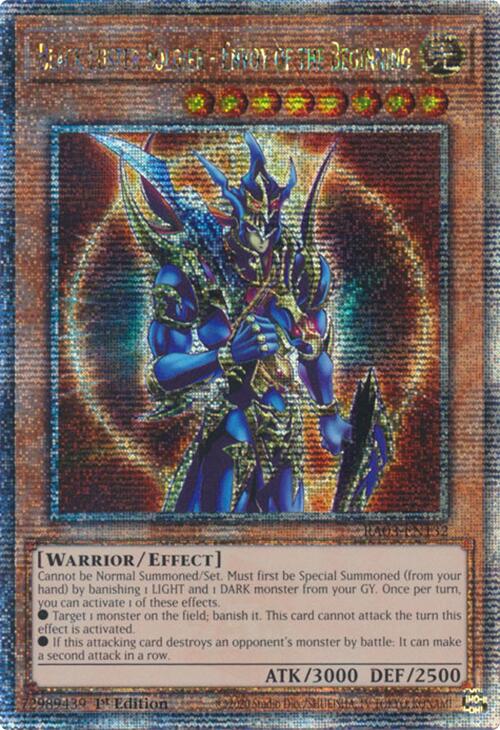 Black Luster Soldier - Envoy of the Beginning (Quarter Century Secret Rare) [RA03-EN132] Quarter Century Secret Rare | Good Games Morley