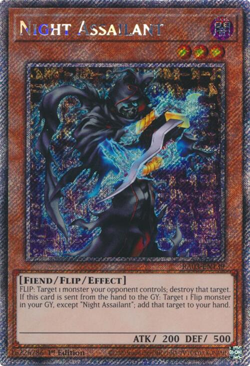 Night Assailant (Platinum Secret Rare) [RA03-EN139] Platinum Secret Rare | Good Games Morley
