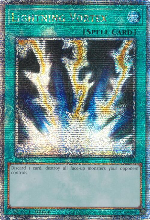 Lightning Vortex (Quarter Century Secret Rare) [RA03-EN148] Quarter Century Secret Rare | Good Games Morley