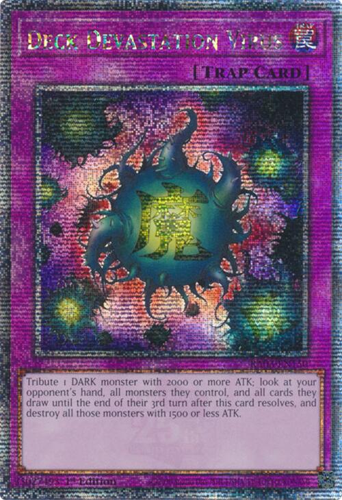 Deck Devastation Virus (Quarter Century Secret Rare) [RA03-EN150] Quarter Century Secret Rare | Good Games Morley
