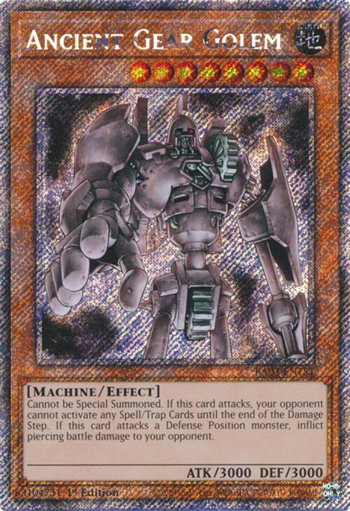 Ancient Gear Golem (Platinum Secret Rare) [RA03-EN151] Platinum Secret Rare | Good Games Morley