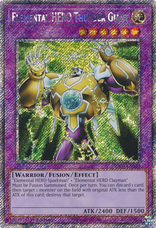 Elemental HERO Thunder Giant (Platinum Secret Rare) [RA03-EN153] Platinum Secret Rare | Good Games Morley