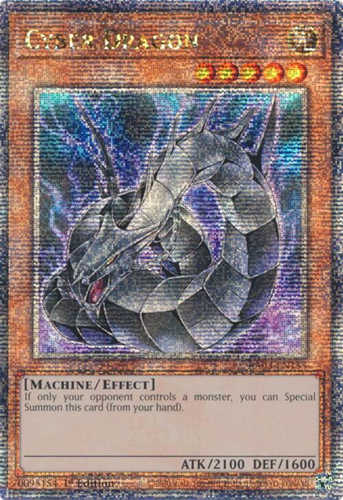 Cyber Dragon (Quarter Century Secret Rare) [RA03-EN155] Quarter Century Secret Rare | Good Games Morley